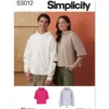Simplicity Sewing Pattern Unisex Hoodies (PDF)