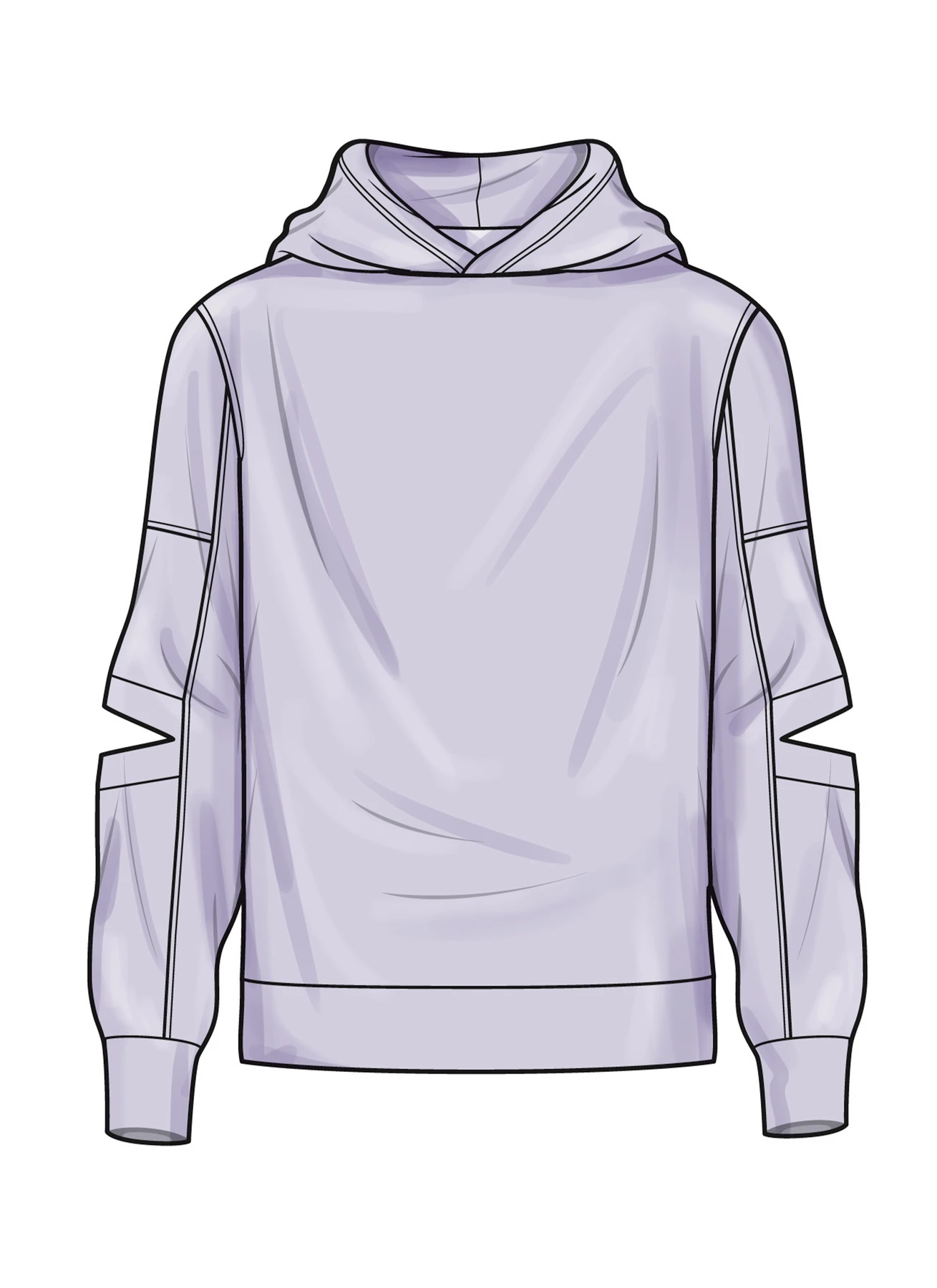 Simplicity Sewing Pattern Unisex Hoodies (PDF) 4 Simplicity Sewing Pattern Unisex Hoodies (PDF)