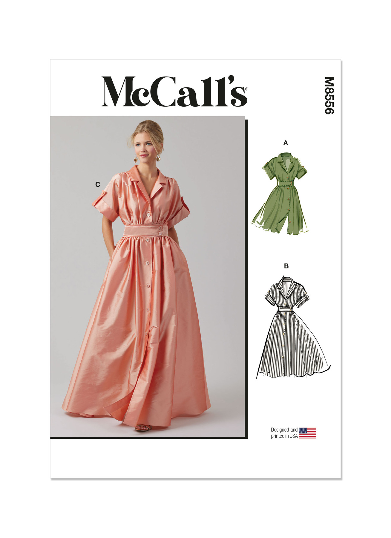 McCall's Sewing Pattern Misses' Shirtdress in Three Lengths (PDF) 1 McCall's Sewing Pattern Misses' Shirtdress in Three Lengths (PDF)