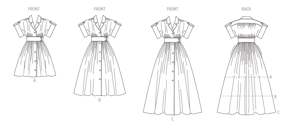 McCall's Sewing Pattern Misses' Shirtdress in Three Lengths (PDF) 8 McCall's Sewing Pattern Misses' Shirtdress in Three Lengths (PDF)