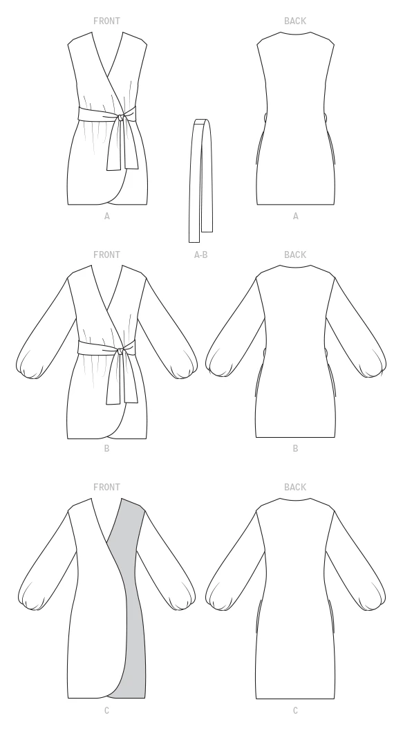 McCall's Sewing Pattern Misses' Dresses & Belt (PDF) 7 McCall's Sewing Pattern Misses' Dresses & Belt (PDF)