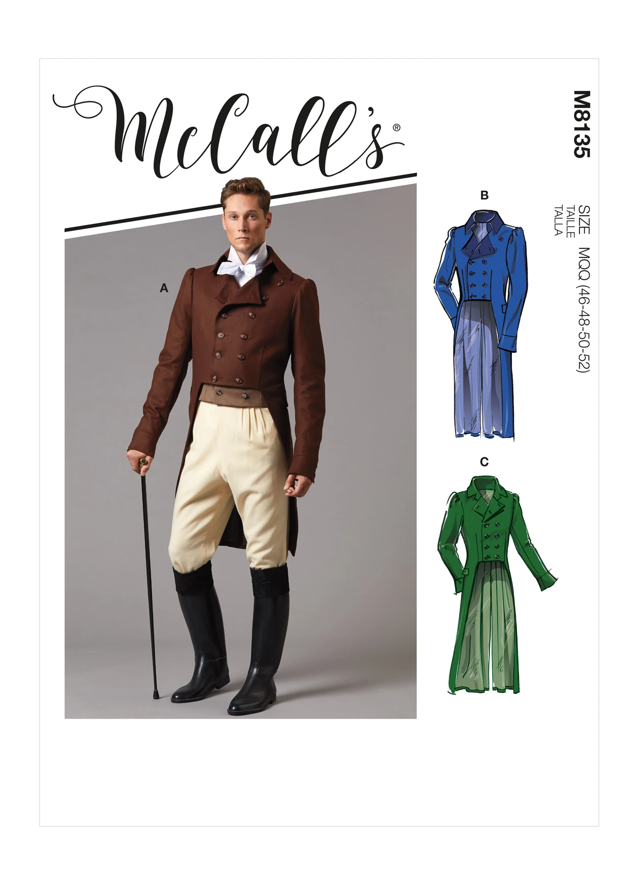 McCall's Sewing Pattern Men's Coats 1 McCall's Sewing Pattern Men's Coats