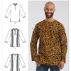 Simplicity Sewing Pattern Men's Half Buttoned Shirts 14 Simplicity Sewing Pattern Men's Half Buttoned Shirts