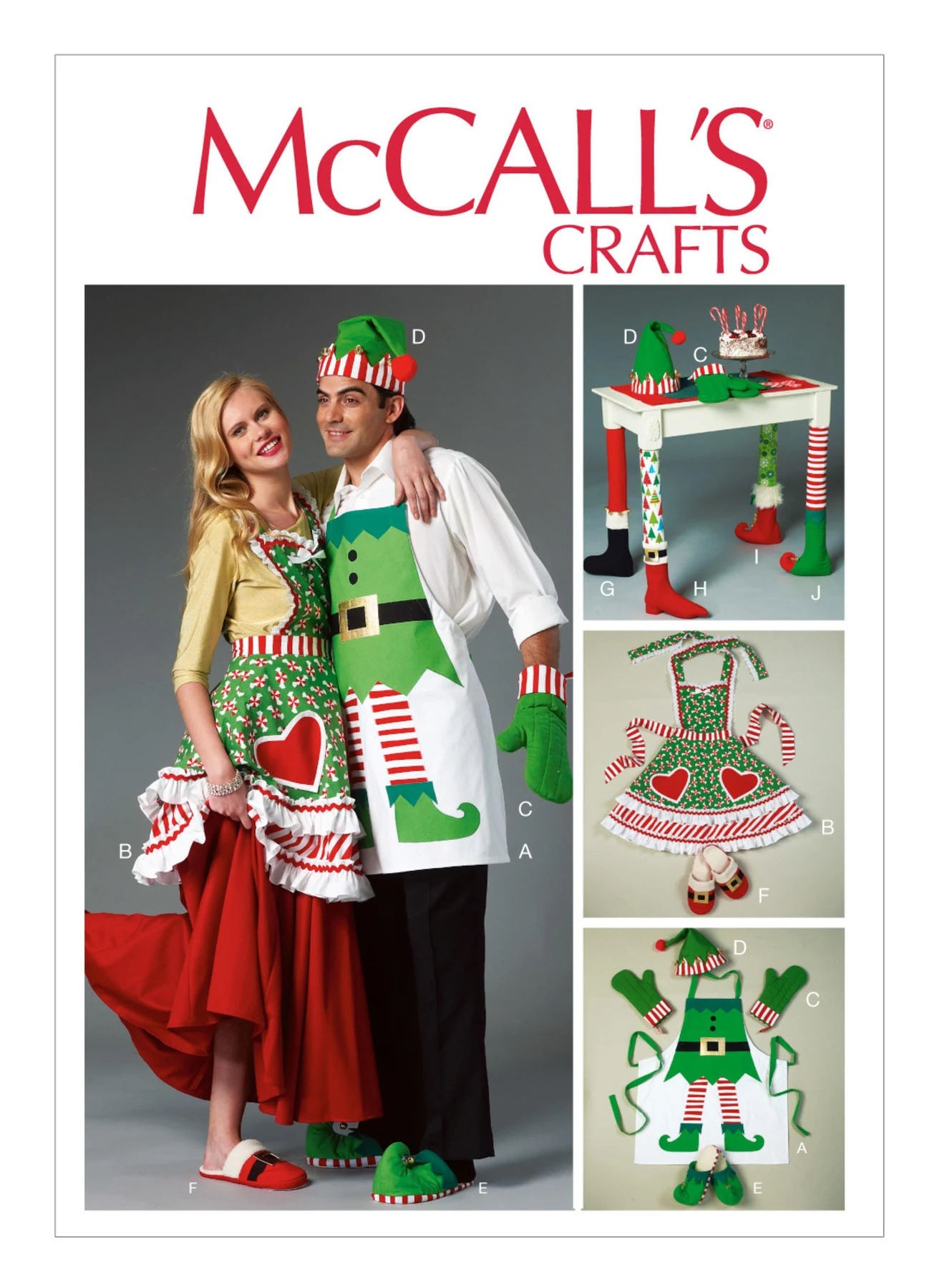 McCall's Sewing Pattern Holiday Aprons, Oven Mitts, Hat, Slippers, and Table Leg Decorations (PDF) 1 McCall's Sewing Pattern Holiday Aprons, Oven Mitts, Hat, Slippers, and Table Leg Decorations (PDF)