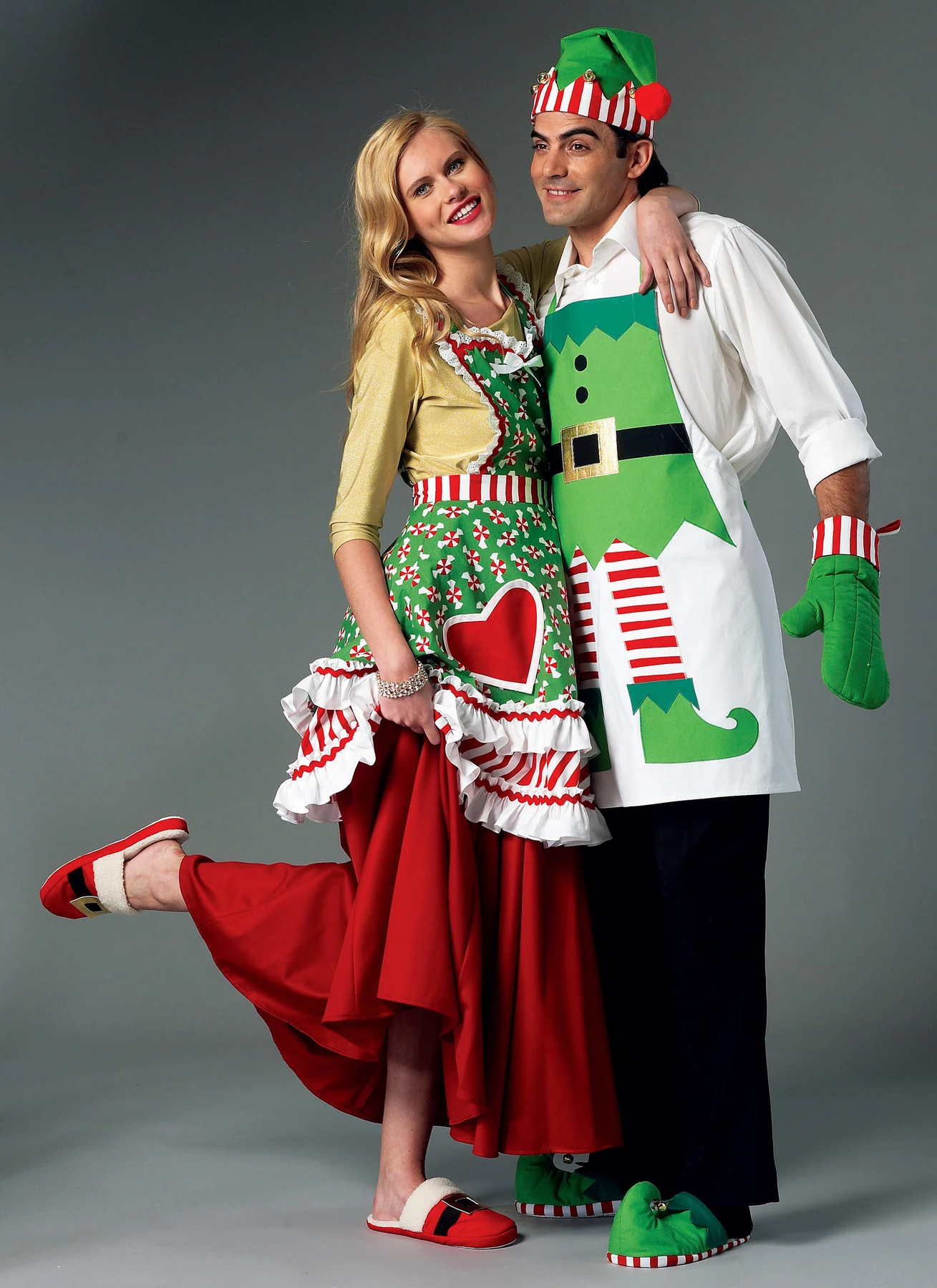 McCall's Sewing Pattern Holiday Aprons, Oven Mitts, Hat, Slippers, and Table Leg Decorations (PDF) 4 McCall's Sewing Pattern Holiday Aprons, Oven Mitts, Hat, Slippers, and Table Leg Decorations (PDF)