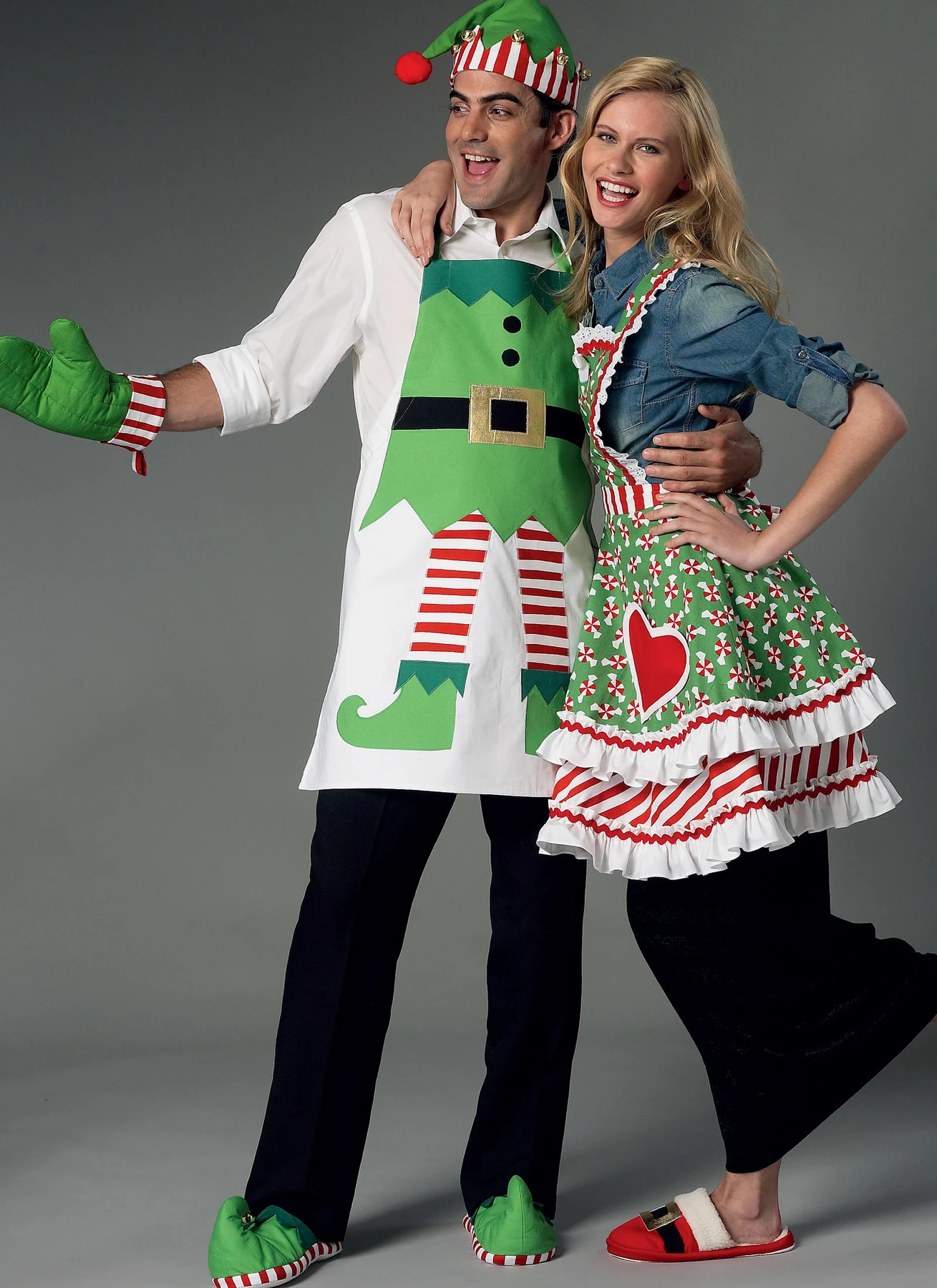 McCall's Sewing Pattern Holiday Aprons, Oven Mitts, Hat, Slippers, and Table Leg Decorations (PDF) 6 McCall's Sewing Pattern Holiday Aprons, Oven Mitts, Hat, Slippers, and Table Leg Decorations (PDF)