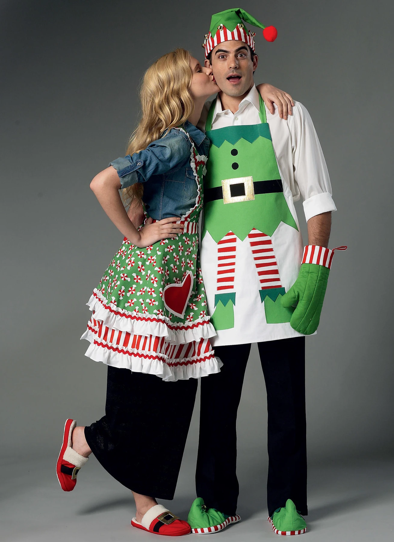 McCall's Sewing Pattern Holiday Aprons, Oven Mitts, Hat, Slippers, and Table Leg Decorations (PDF) 7 McCall's Sewing Pattern Holiday Aprons, Oven Mitts, Hat, Slippers, and Table Leg Decorations (PDF)