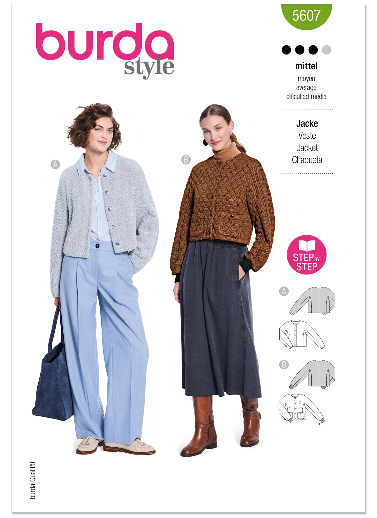 Burda Style Pattern 5607 Misses' Jacket