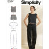 Simplicity Sewing Pattern Misses' Scalloped Tops, Shorts and Pants 19 Simplicity Sewing Pattern Misses' Scalloped Tops, Shorts and Pants