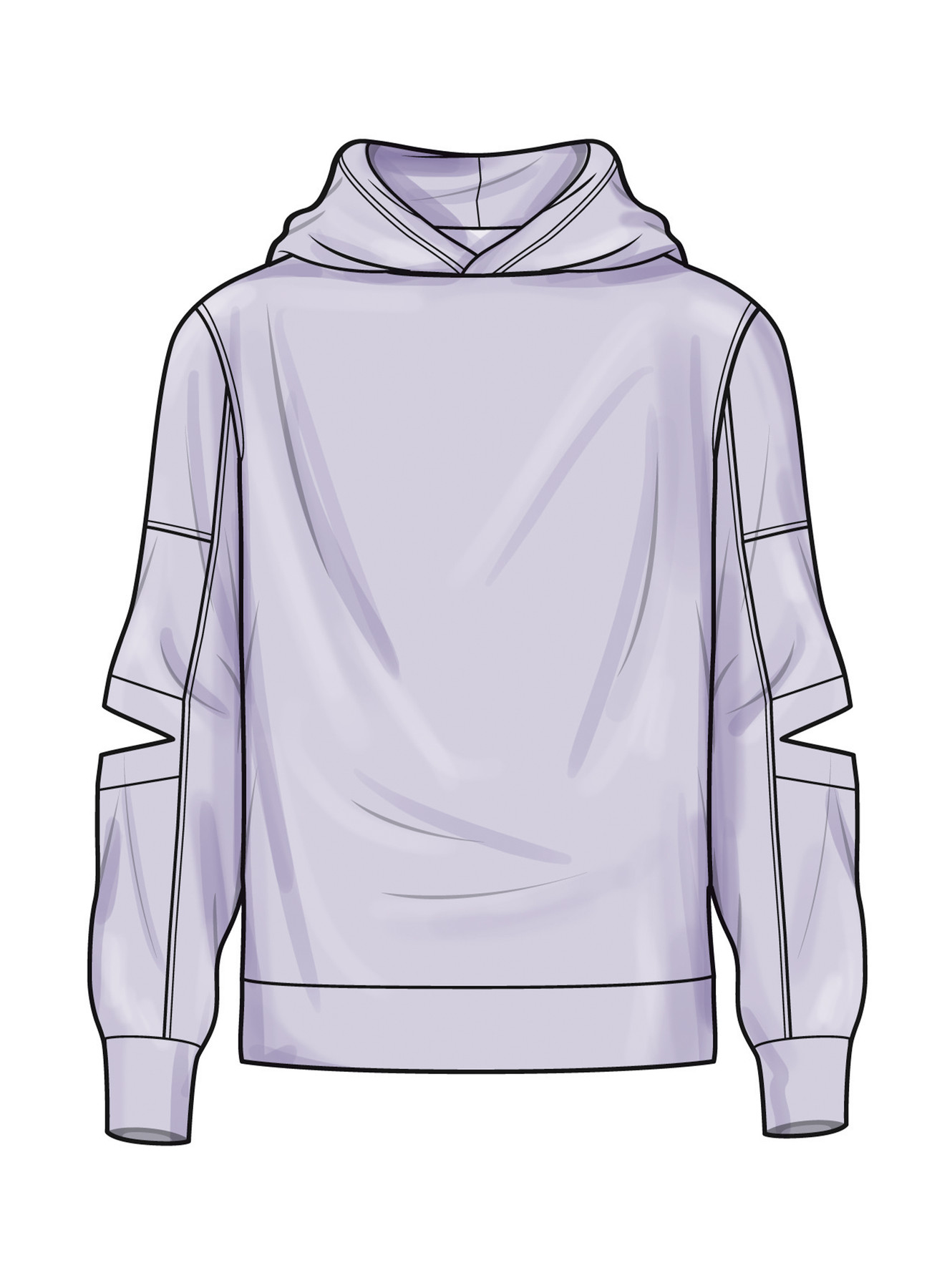 Simplicity Sewing Pattern Unisex Hoodies 4 Simplicity Sewing Pattern Unisex Hoodies