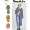 Simplicity Sewing Pattern Misses' Hooded Coats and Jacket with Length Variations 15 Simplicity Sewing Pattern Misses' Hooded Coats and Jacket with Length Variations