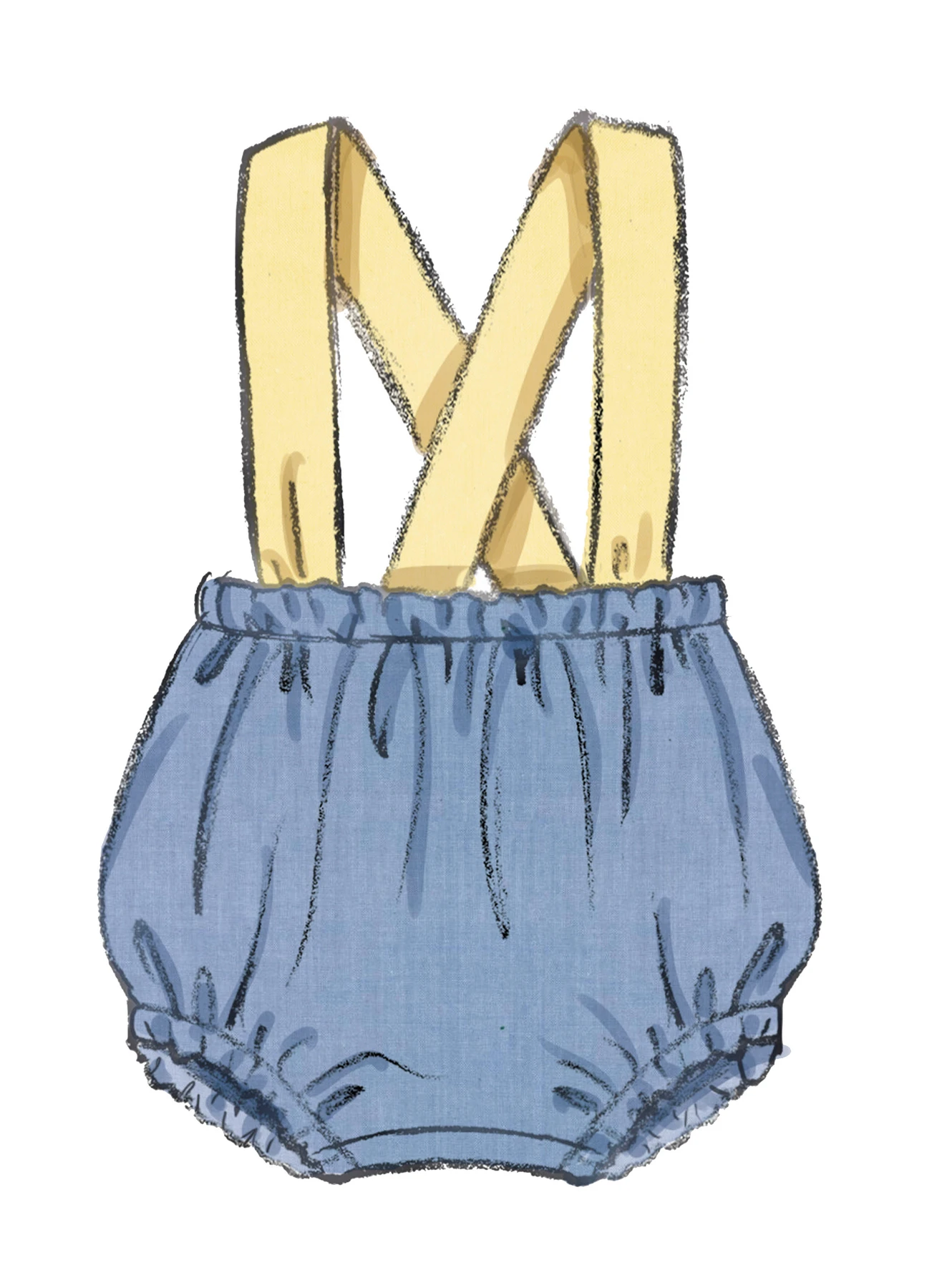 Butterick Sewing Pattern Babies' Rompers and Bow Tie (PDF) 4 Butterick Sewing Pattern Babies' Rompers and Bow Tie (PDF)