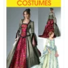 McCall's Sewing Pattern Square-Neckline Top, Skirt with Detachable Train and Bustle (PDF)