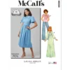 McCall's Sewing Pattern 1970s Misses' Dress with Sleeve Variations and Top by Laura Ashley (PDF)