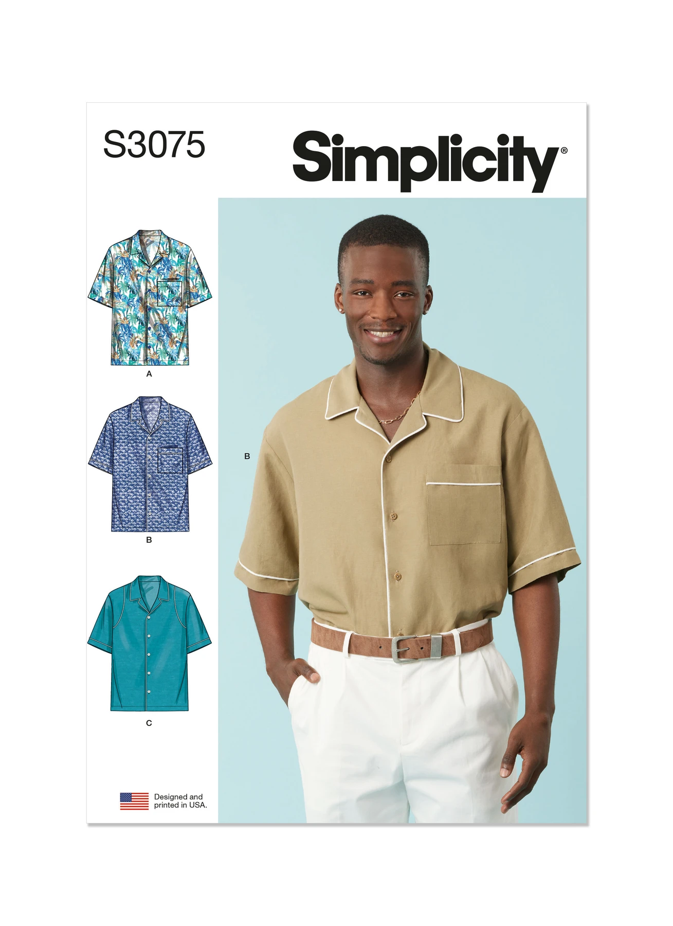 Simplicity Sewing Pattern Men's Shirts 1 Simplicity Sewing Pattern Men's Shirts