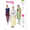 Burda Style Sewing Pattern 5764 Misses' Waistcoats and Vest 17 Burda Style Sewing Pattern 5764 Misses' Waistcoats and Vest