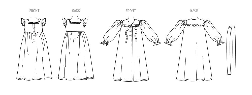 McCall's Sewing Pattern 1980s Misses' Robe, Tie Belt and Nightgown by Laura Ashley 8 McCall's Sewing Pattern 1980s Misses' Robe, Tie Belt and Nightgown by Laura Ashley