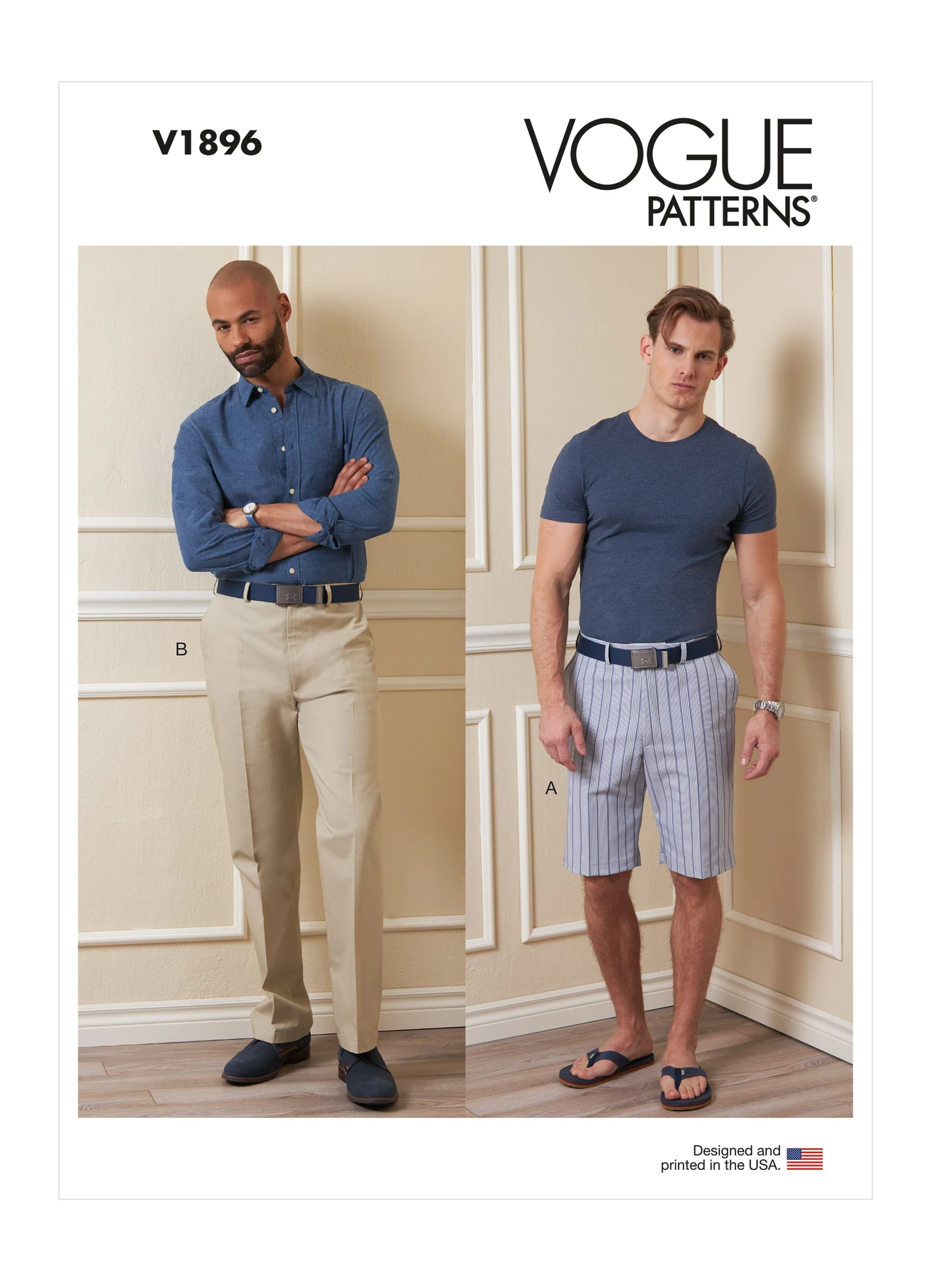 Vogue Patterns Men's Shorts and Pants 1 Vogue Patterns Men's Shorts and Pants