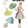 Simplicity Sewing Pattern 1950s Misses' Vintage Aprons