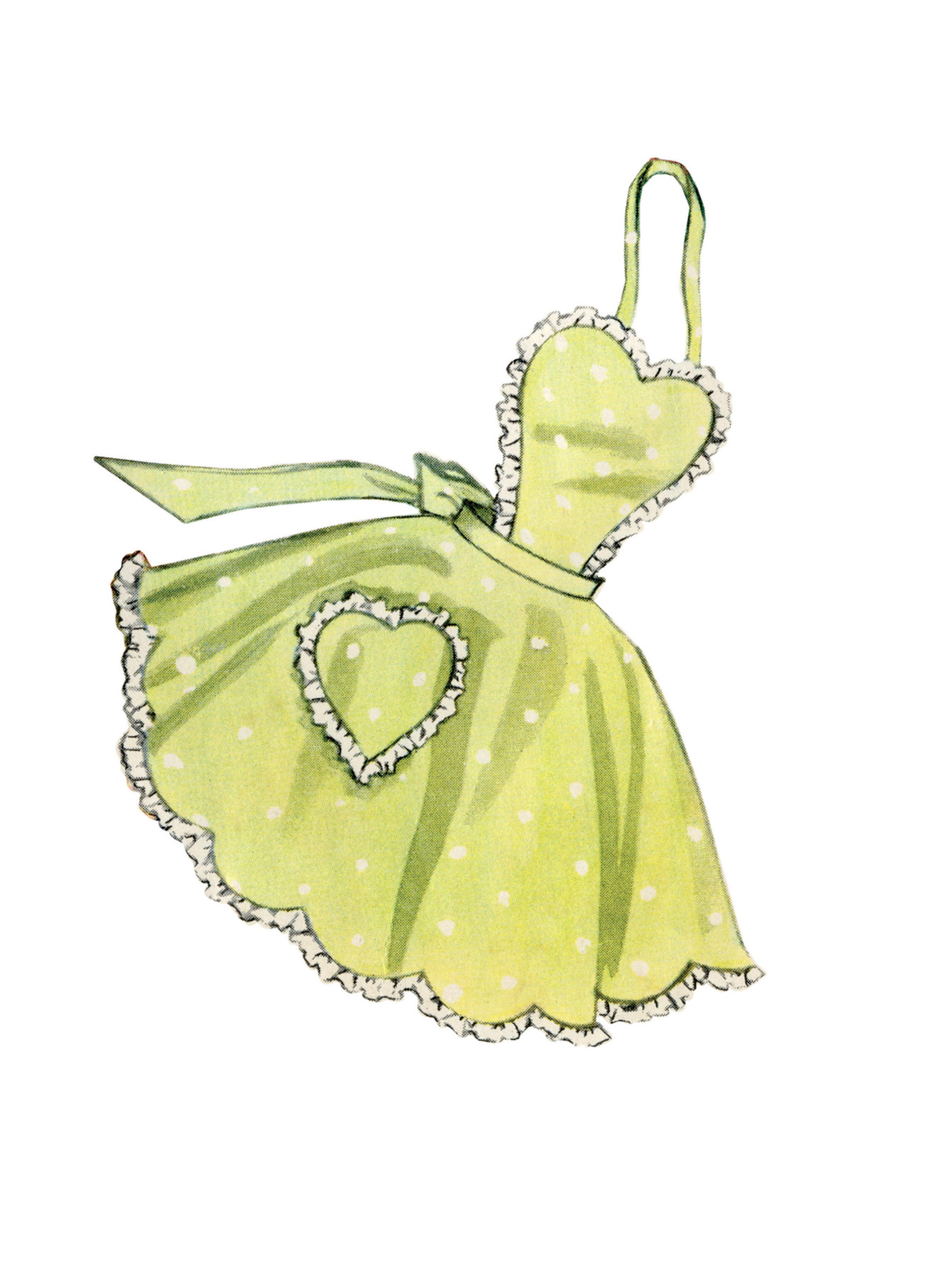 Simplicity Sewing Pattern 1950s Misses' Vintage Aprons 4 Simplicity Sewing Pattern 1950s Misses' Vintage Aprons