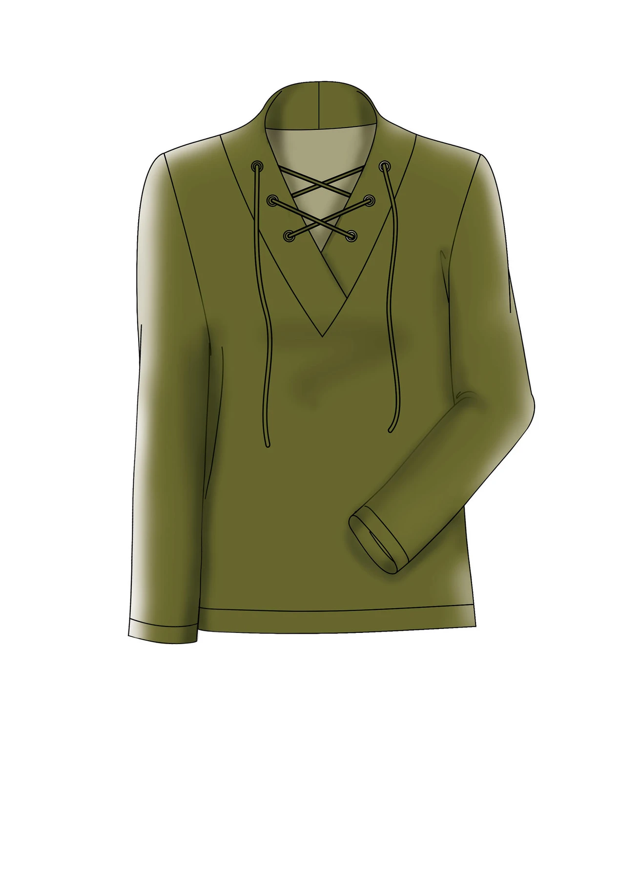 McCall's Sewing Pattern Misses' Tops with Neck and Sleeve Variations (PDF) 5 McCall's Sewing Pattern Misses' Tops with Neck and Sleeve Variations (PDF)