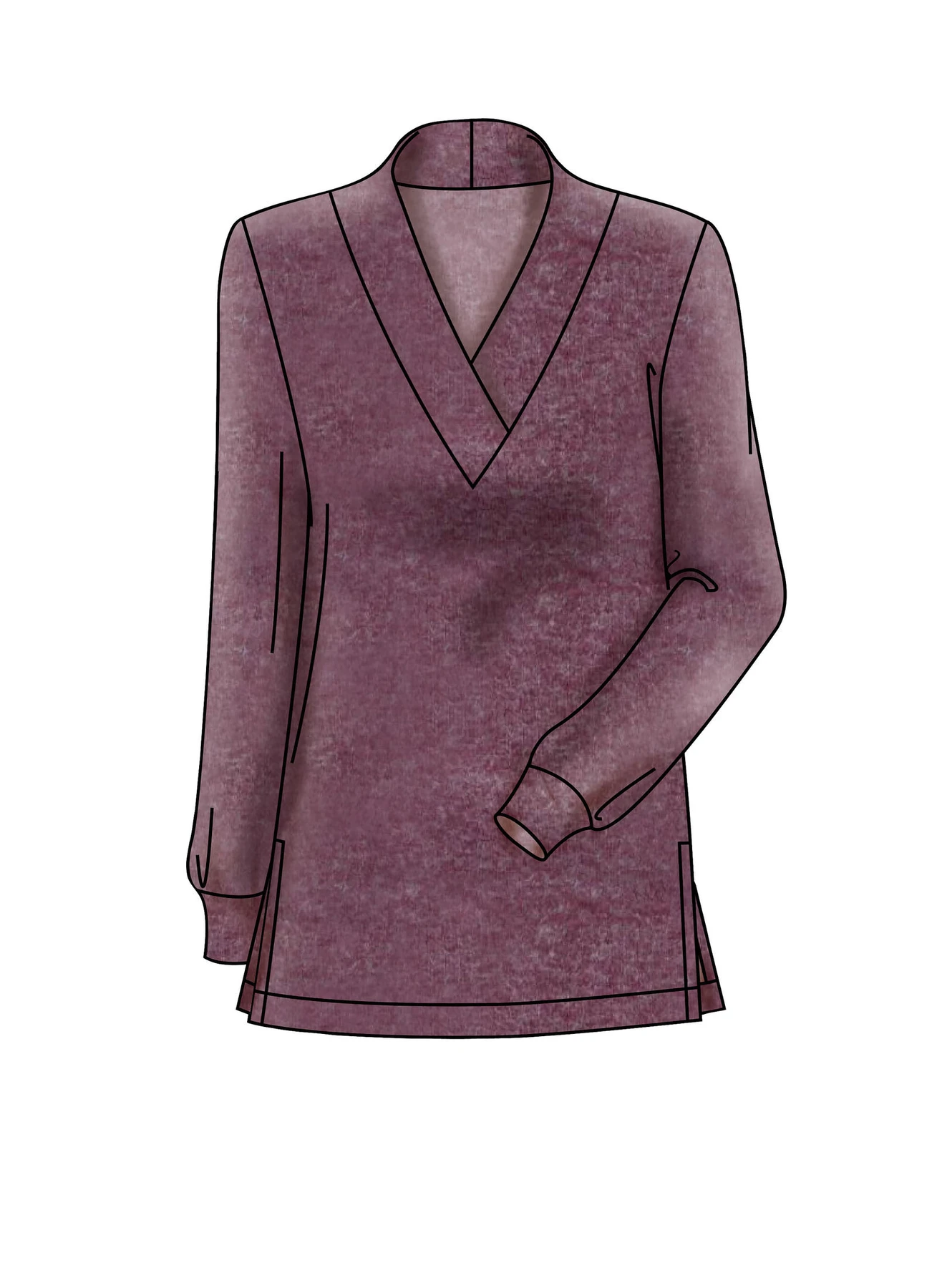 McCall's Sewing Pattern Misses' Tops with Neck and Sleeve Variations (PDF) 7 McCall's Sewing Pattern Misses' Tops with Neck and Sleeve Variations (PDF)