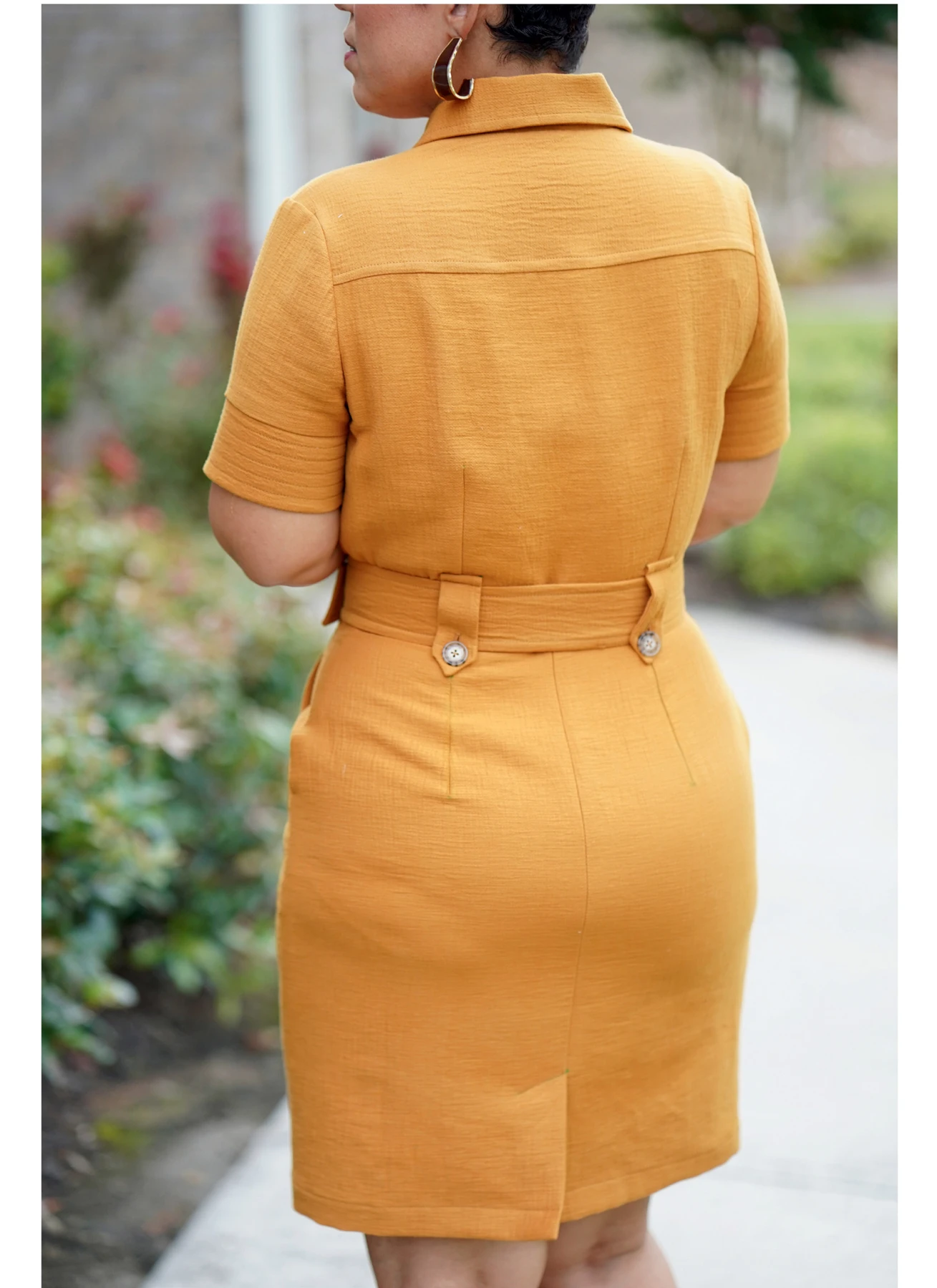 Simplicity Sewing Pattern Misses' Shirt Dress with Belt 5 Simplicity Sewing Pattern Misses' Shirt Dress with Belt
