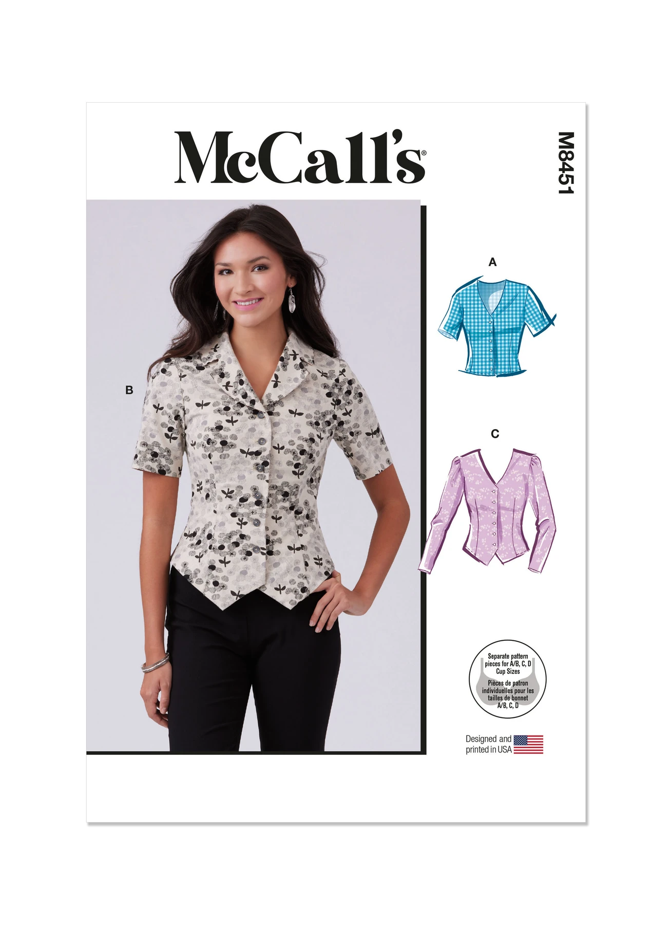 McCall's Sewing Pattern Misses' Tops (PDF) 423 McCall's Sewing Pattern Misses' Tops (PDF)