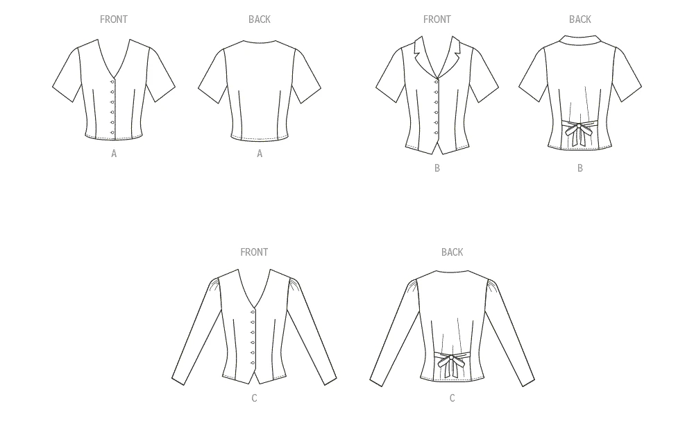 McCall's Sewing Pattern Misses' Tops (PDF) 430 McCall's Sewing Pattern Misses' Tops (PDF)