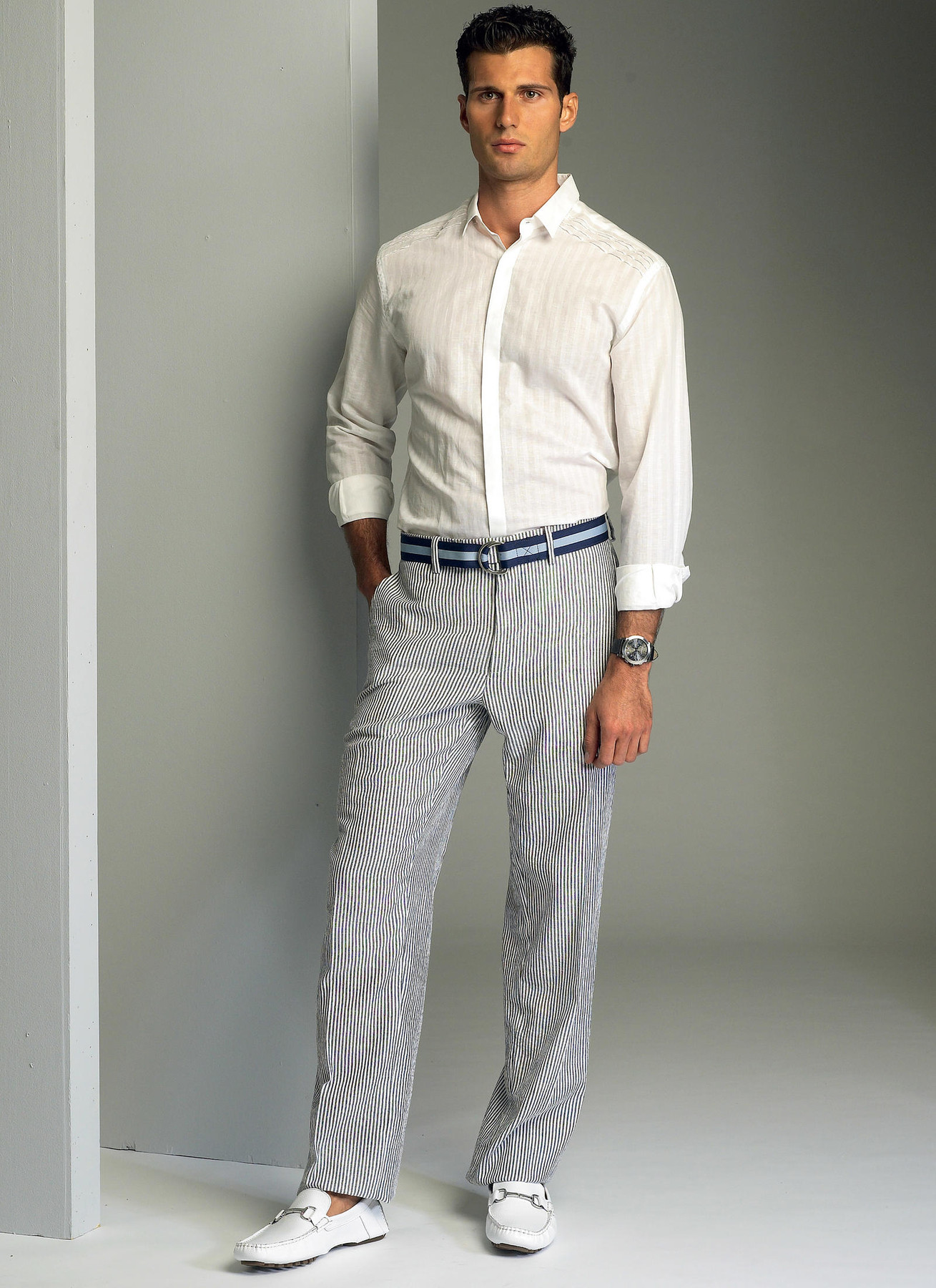 Vogue Patterns Men's Single or Double-Breasted Suit Jacket and Pants 6 Vogue Patterns Men's Single or Double-Breasted Suit Jacket and Pants