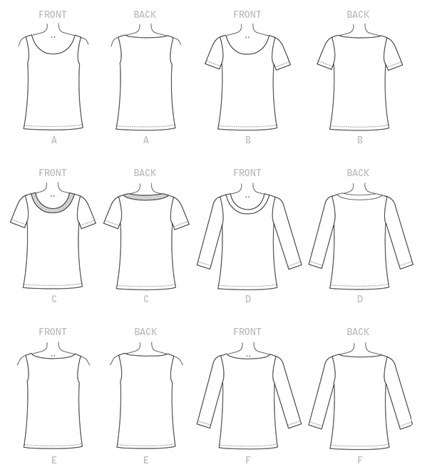 McCall's Sewing Pattern Misses' Pullover Tops 10 McCall's Sewing Pattern Misses' Pullover Tops