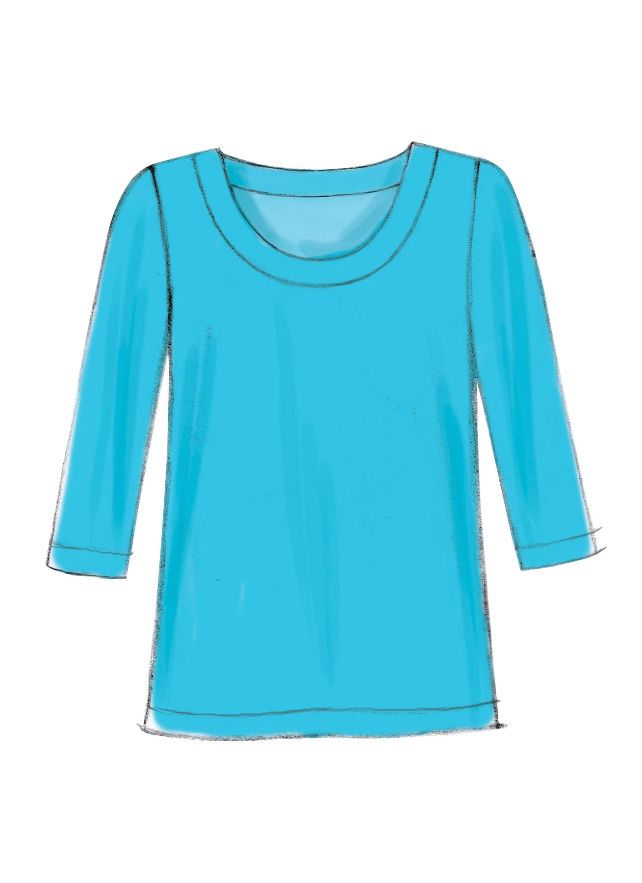 McCall's Sewing Pattern Misses' Pullover Tops 3 McCall's Sewing Pattern Misses' Pullover Tops