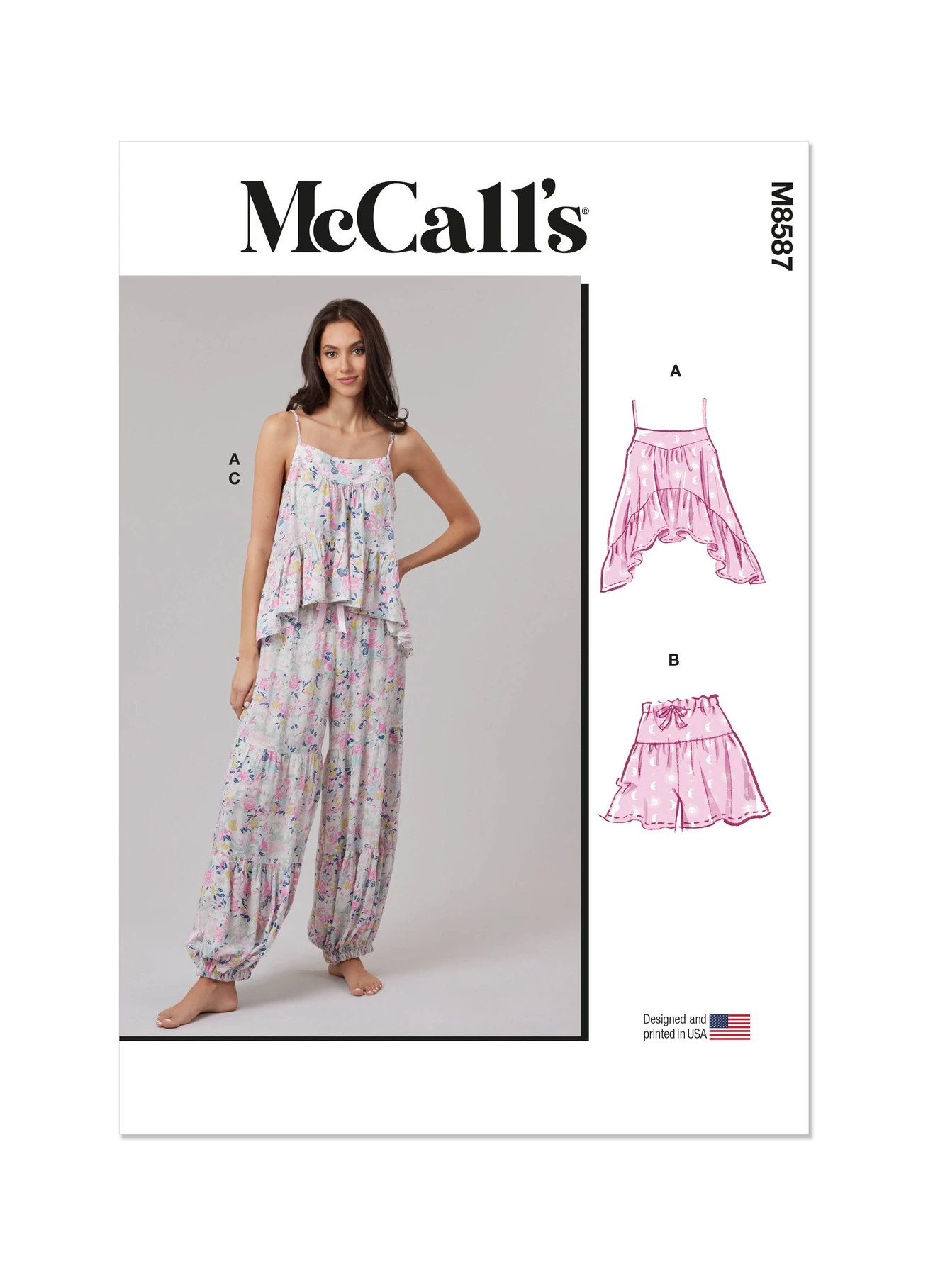 McCall's Sewing Pattern Misses' Top, Shorts and Pants (PDF) 1 McCall's Sewing Pattern Misses' Top, Shorts and Pants (PDF)