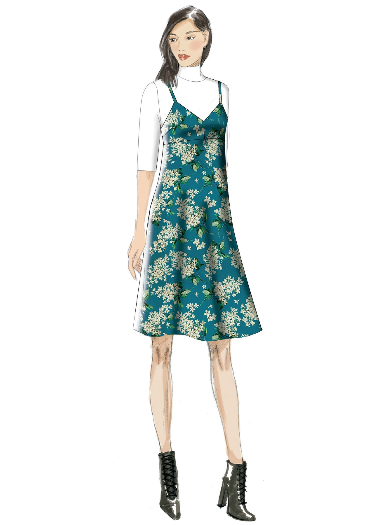 Vogue Patterns Misses' Slip-Style Dress with Back Zipper 5 Vogue Patterns Misses' Slip-Style Dress with Back Zipper