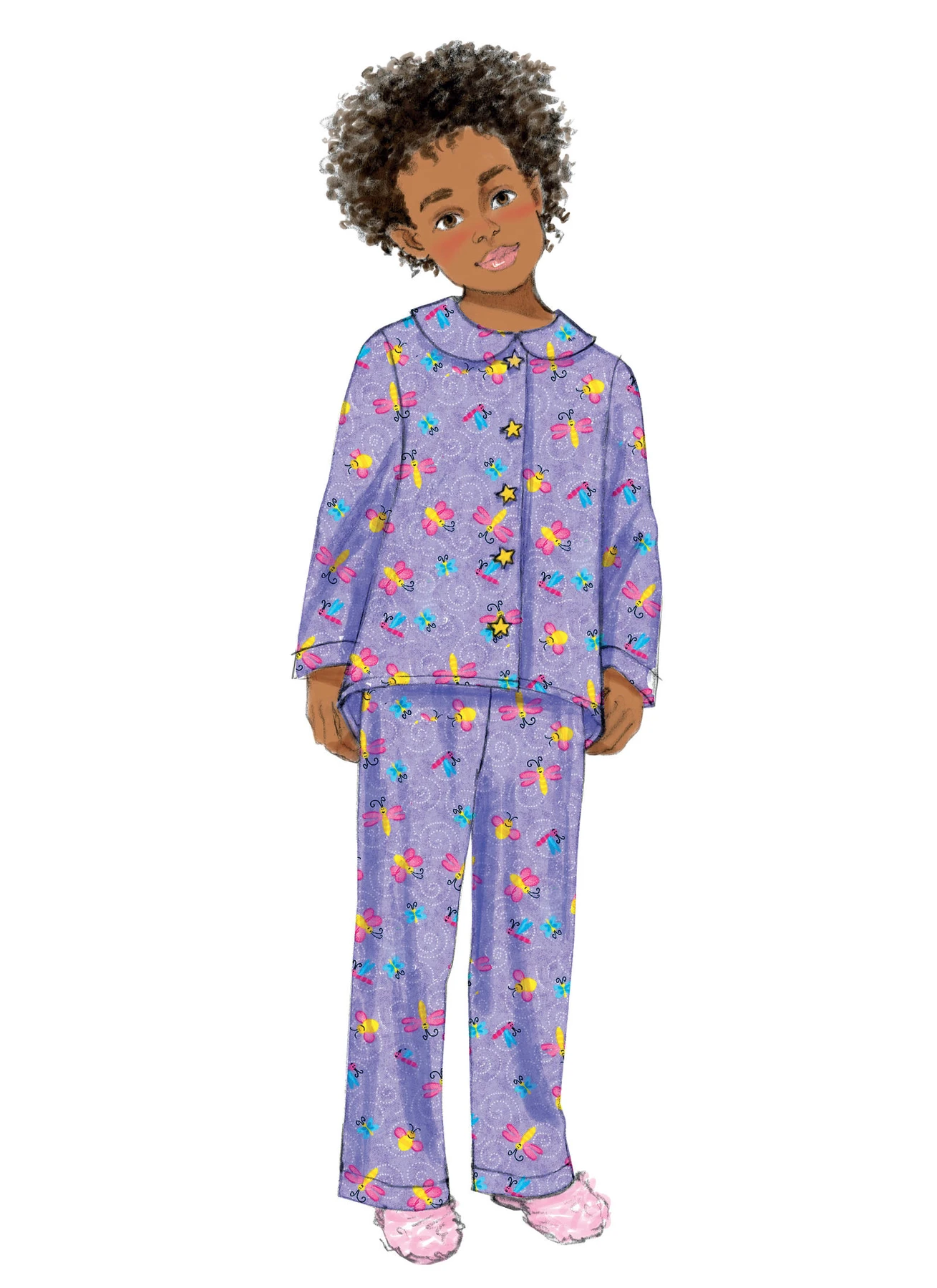 Butterick Sewing Pattern Children's/Girls'/18" Dolls' Robe, Belt, Top and Pants (PDF) 4 Butterick Sewing Pattern Children's/Girls'/18" Dolls' Robe, Belt, Top and Pants (PDF)