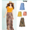 New Look Sewing Pattern Misses' Easy Wrap Skirts in Four Lengths 12 New Look Sewing Pattern Misses' Easy Wrap Skirts in Four Lengths