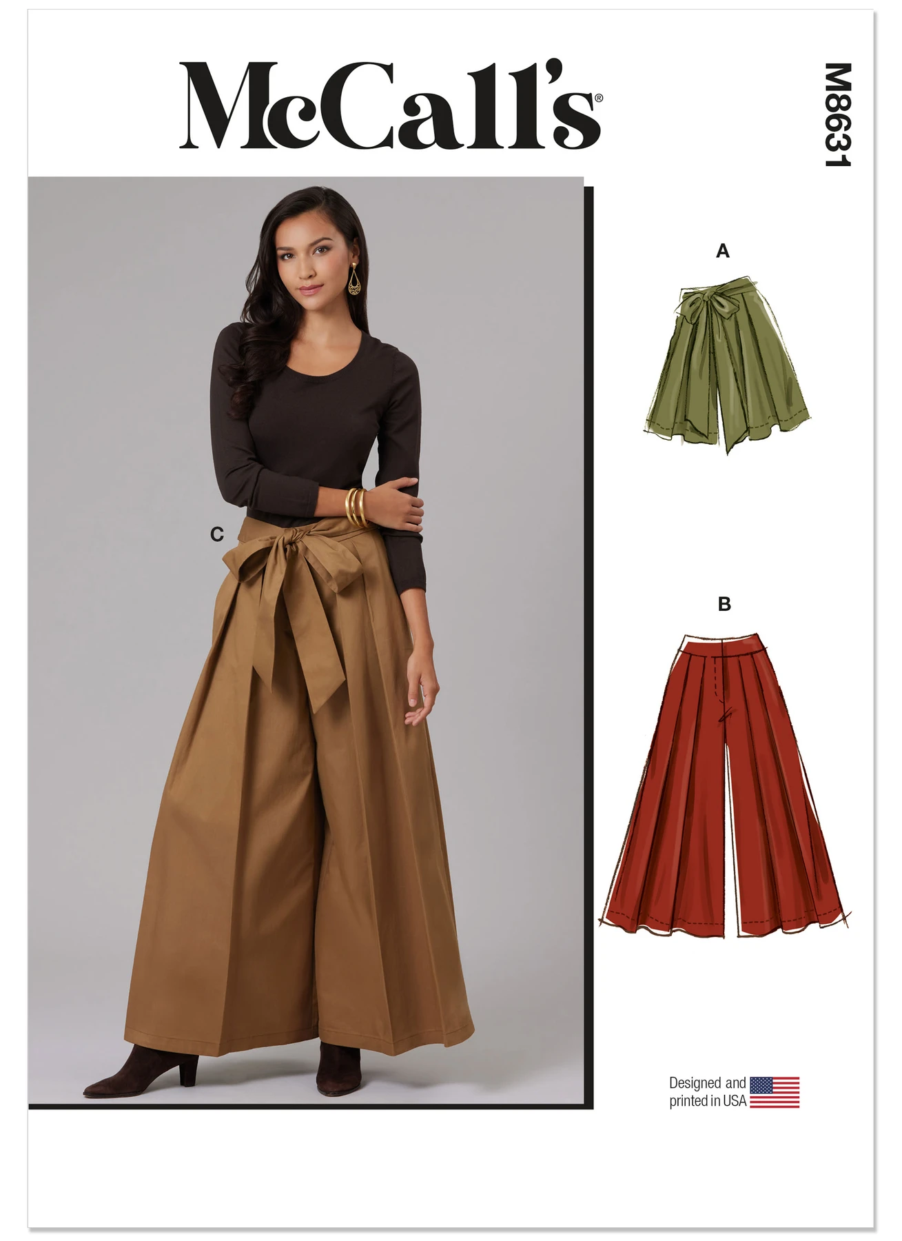McCall's Sewing Pattern Misses' Pleated Shorts and Pants (PDF) 1 McCall's Sewing Pattern Misses' Pleated Shorts and Pants (PDF)