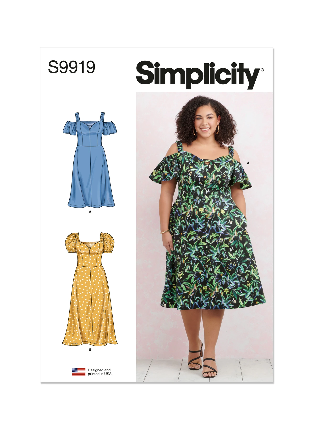 Simplicity Sewing Pattern Women's Dress with Sleeve and Length Variations (PDF) 1 Simplicity Sewing Pattern Women's Dress with Sleeve and Length Variations (PDF)