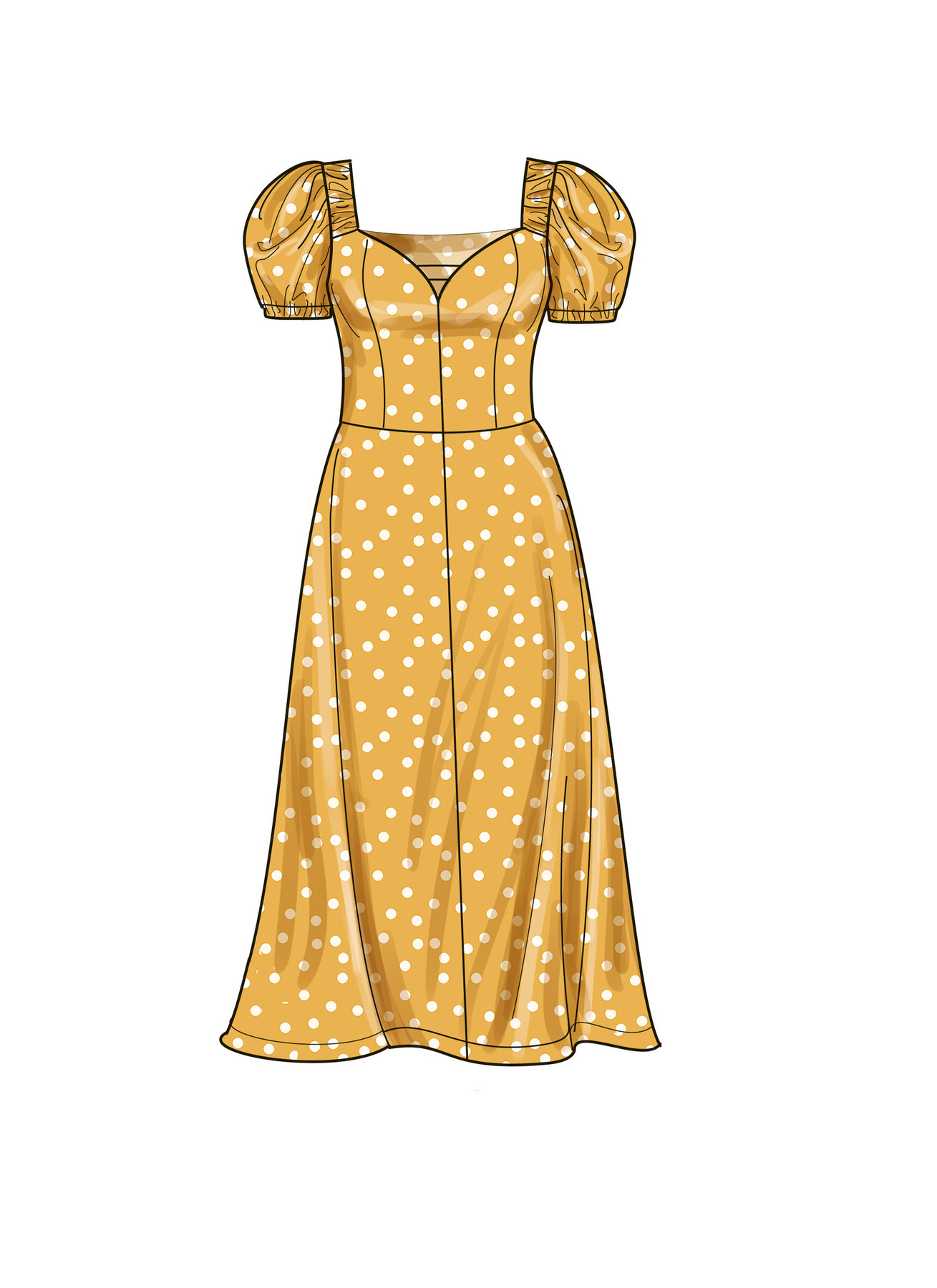 Simplicity Sewing Pattern Women's Dress with Sleeve and Length Variations (PDF) 4 Simplicity Sewing Pattern Women's Dress with Sleeve and Length Variations (PDF)