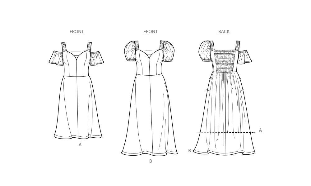 Simplicity Sewing Pattern Women's Dress with Sleeve and Length Variations (PDF) 8 Simplicity Sewing Pattern Women's Dress with Sleeve and Length Variations (PDF)