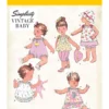 Simplicity Sewing Pattern Babies' Vintage Dress & Separates 17 Simplicity Sewing Pattern Babies' Vintage Dress & Separates