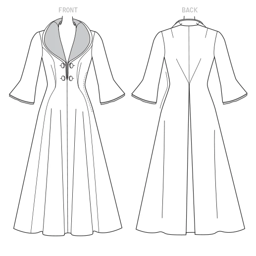 Vogue Patterns Misses' Wide-Collar, Fit-and-Flare Dress 4 Vogue Patterns Misses' Wide-Collar, Fit-and-Flare Dress