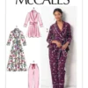 McCall's Sewing Pattern Misses' Jacket, Robe, Pants and Belt (PDF) 12 McCall's Sewing Pattern Misses' Jacket, Robe, Pants and Belt (PDF)
