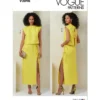 Vogue Patterns Misses' Top and Skirt (PDF)