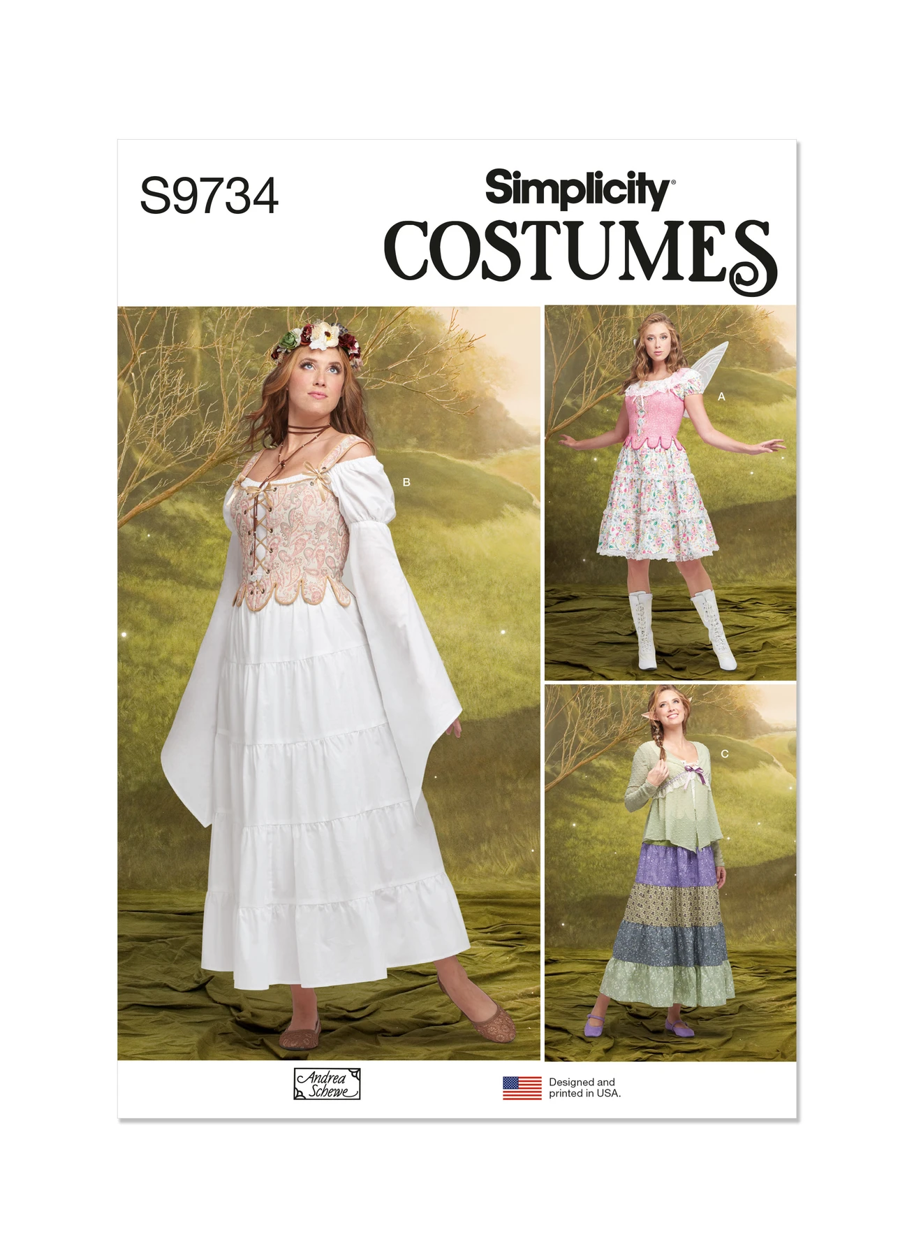 Simplicity Sewing Pattern Misses' Costumes by Andrea Schewe Designs 1 Simplicity Sewing Pattern Misses' Costumes by Andrea Schewe Designs