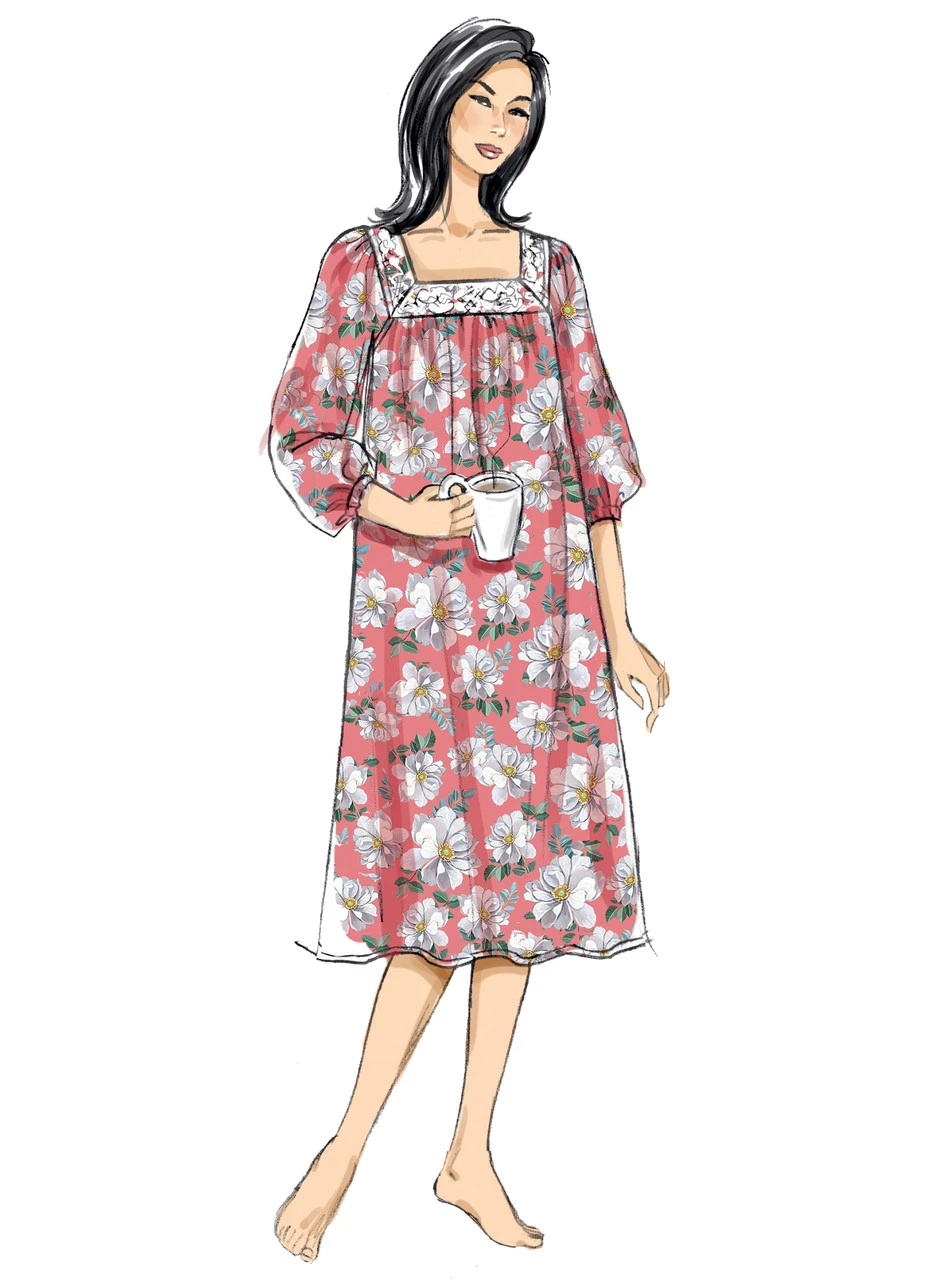 Butterick Sewing Pattern Misses' Top, Nightgowns and Shorts (PDF) 5 Butterick Sewing Pattern Misses' Top, Nightgowns and Shorts (PDF)