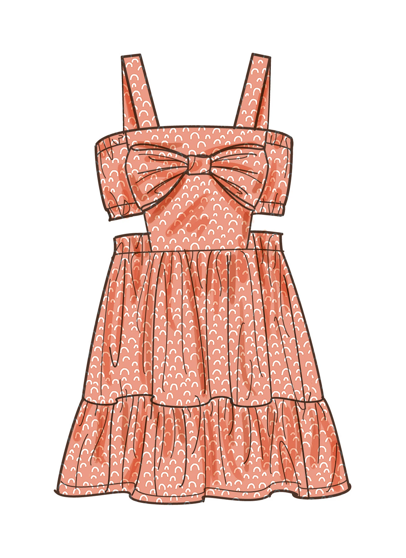 Simplicity Sewing Pattern Children's Dress, Top and Shorts 3 Simplicity Sewing Pattern Children's Dress, Top and Shorts