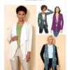 Butterick Sewing Pattern Misses' Cascade-Collar Knit Jacket (PDF) 19 Butterick Sewing Pattern Misses' Cascade-Collar Knit Jacket (PDF)