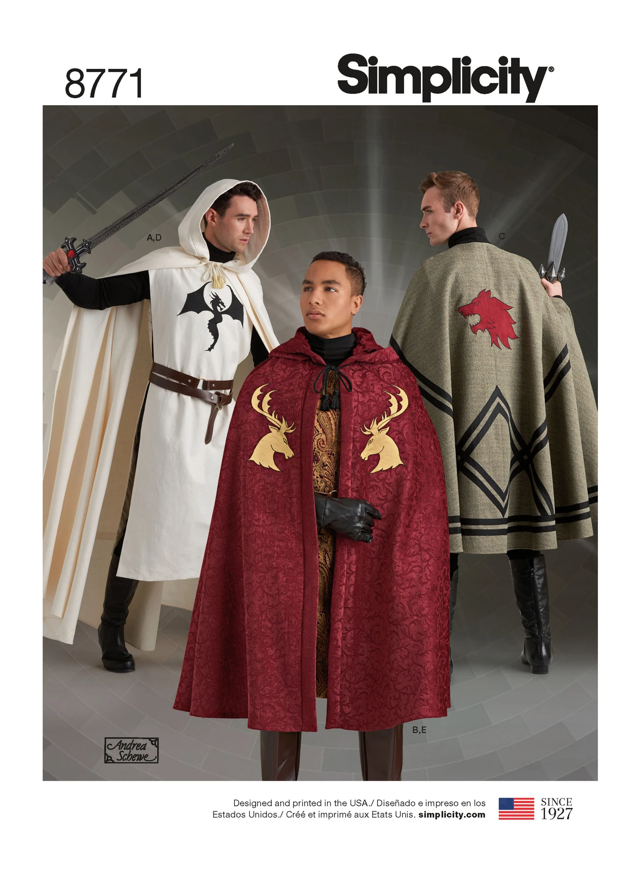 Simplicity Sewing Pattern Unisex Capes 1 Simplicity Sewing Pattern Unisex Capes