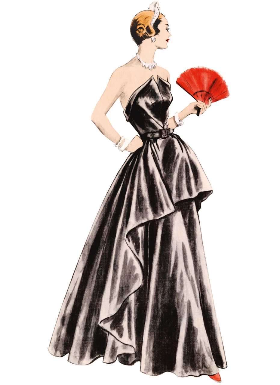 Vogue Patterns 1940s Misses' Evening Dress (PDF) 2 Vogue Patterns 1940s Misses' Evening Dress (PDF)